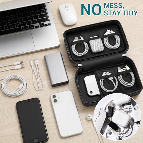 Electronics Organizer Travel Case, Cable Organizer,Tech Pouch