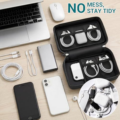 Electronics Organizer Travel Case, Cable Organizer,Tech Pouch