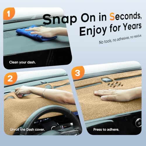 CARTIST Beige Dash Cover for 2004-2008 Ford F150 F-150 Dashboard Cover - color: 4)04-08 F-150(Beige)