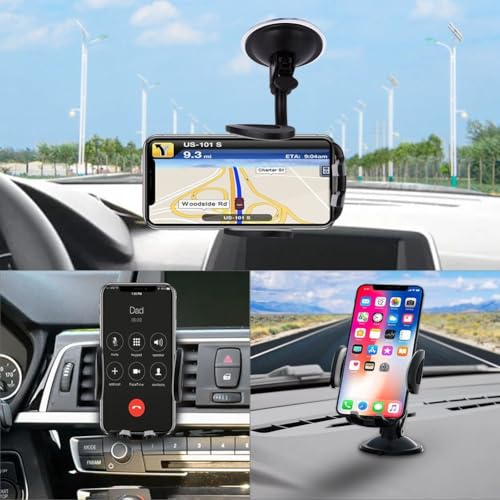 3.15" Double Sided Tape Black Car Mount Dashboard Pad Two Sided Adhesive Suction Cup Mounting Disk Sticky Tack No Traces For Windshield,Dash GPS,Cam Holder,Toys,Tiles,Walls,Craft Poster,Pictures,Party - size: Black 3.15 In Diameter+3.15 In Square