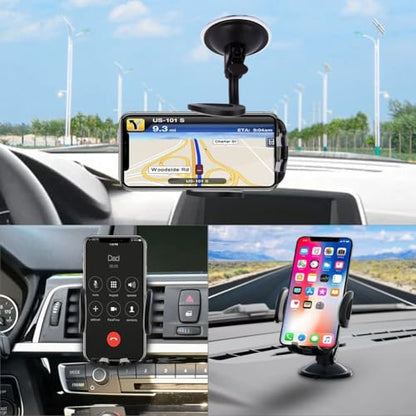 3.15" Double Sided Tape Black Car Mount Dashboard Pad Two Sided Adhesive Suction Cup Mounting Disk Sticky Tack No Traces For Windshield,Dash GPS,Cam Holder,Toys,Tiles,Walls,Craft Poster,Pictures,Party - size: Black 3.15 In Diameter+3.15 In Square