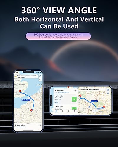 BeHave Magnetic Wireless Charger Mount for Honda Civic 2015-2021,Phone Holder for Civic,Compatible for Magsafe,iPhone Smartphones