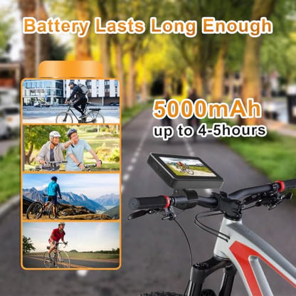 Ebike Rear View Camera with Night Vision & 110° Wide Angle