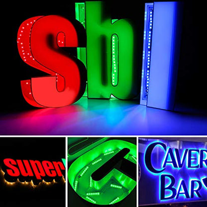 EAGWELL 20 Ft Storefront Lights RGB Module LED Lights - color: RGB (Red, Green, Blue)