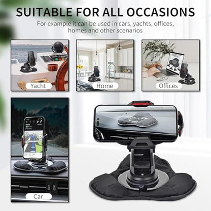 Universal Nonslip Beanbag Dashboard Friction Mount,GPS Dash Mount,Car Mobile Phone Holder Cradles, Compatible with Garmin GPS and Other Portable GPS Navigators All Smartphones