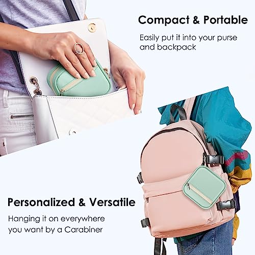 FINPAC Charger Case for MacBook, Small Electronic Organizer Pouch Bag - color: Light Green