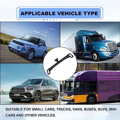 Universal Car Rear View License Plate Bracket - Mirror Mounted Rearview Camera Kit - Reverse Camera Installation Holder