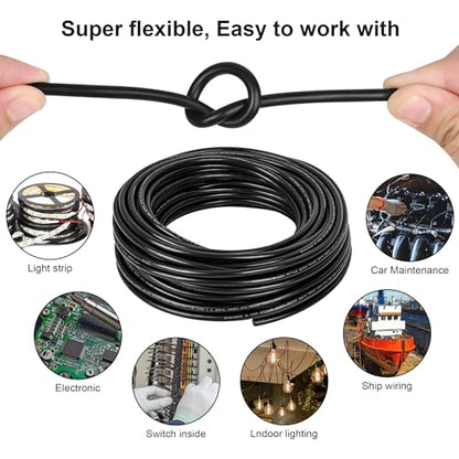 18 Gauge Wire 4 Conductor,18 AWG Electrical Wire Stranded PVC Cord Oxygen-Free Copper Cable,26FT 18/4 Core Pure Copper Flexible Cable Wire for LED Lamp Lighting Strips Automotive (18AWG-4C, 26FT)… - size: 26FT, style: 18AWG-4C