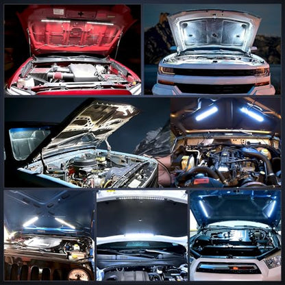 Nilight 2pcs Under Hood Light Strip 42LED Waterproof Underhood Work Light - size: 15.7 inch 2 pieces