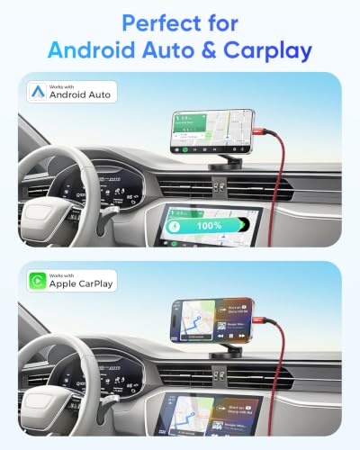 SUNGUY 10Gbps USB C 3.1 Gen 2 Cable, [2-Pack, 4FT] USB A to USB C 3A Fast Charging Android Auto USB C CarPlay Cable, for iPhone 17/16/15 Pro Max, Galaxy S22 S21 Note 20, Pixel 6 5 (Red) - color: Red, size: 4ft