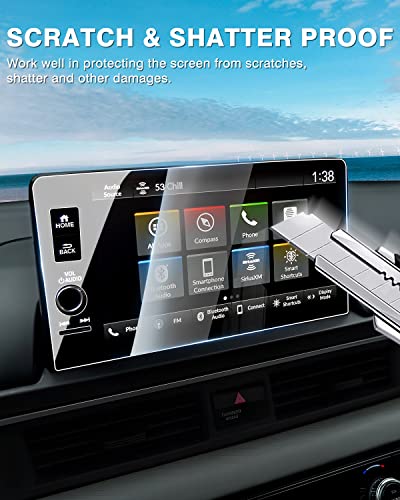 Karltys [Upgrade 2 Pack Screen Protector for 2025~2023 Honda Pilot/Acura Integra 9-Inch [No Glare & Fingerprint] Tempered Glass Honda Pilot Accessories - size: 9 Inch 2025~2023 Honda Pilot/Acura Integra