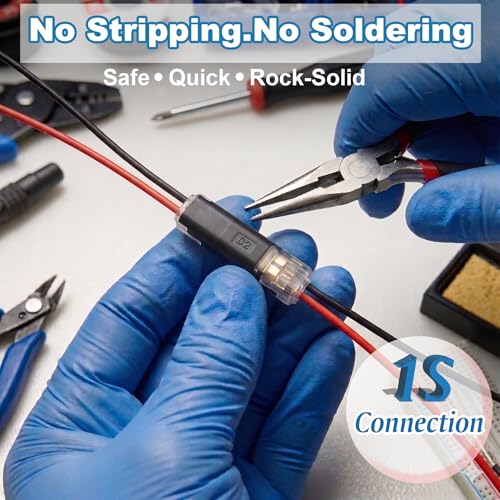 100PCS Double Wire Plug in Connector Quick Wire Connectors