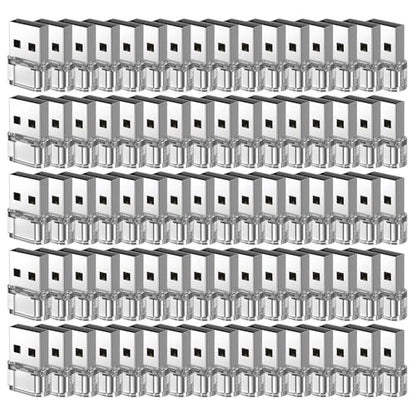 100 Packs USB A to USB Clear Adapter,USB C Female to A Male Charger Converter Compatible with Apple Watch Ultra iWatch 8 7,iPhone16 15 14 13 Pro Max Plus,iPad 9 10 Air 5 Mini 6,Car,Galaxy S23 - color: Clear, size: 100PCS