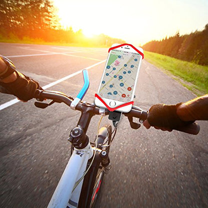 Universal Magnetic Bicycle & Motorcycle Handlebar Phone Holder for Cell Phones and GPS with Fast Swift-Snap Technology,