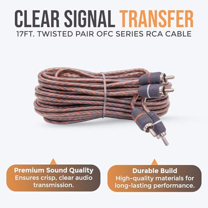 Elite Audio 4 Gauge Amplifier Wiring Kit, 2000W CCA Amp Install Kit – EA-PRMK4 - size: 4 Gauge (Mini-ANL)