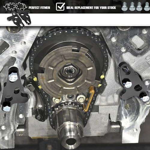 2Pcs Oil Pump Alignment Tool,Billet Aluminium Oil Pump Guide Kit Tool Cam Swap Pickup Tube Girdle Brace Hold Down Installation Engines Tool for Gen V Lt1 Lt4 Lt5 L83 L86 L87 Engines (BLACK) - color: BLACK