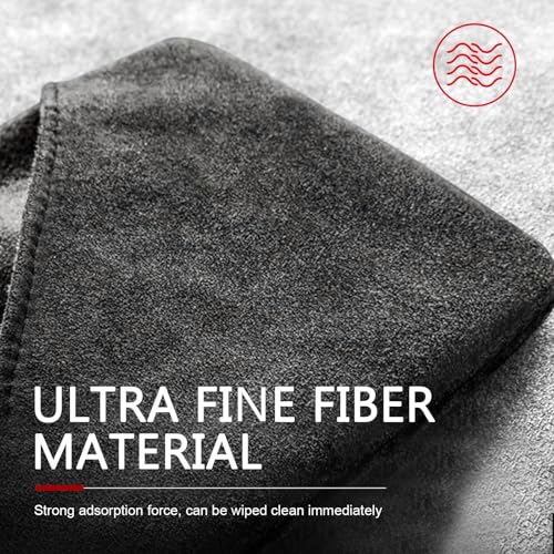 Car Screen Cleaner, Square Microfiber Screen Cleaning Cloth, Foldable Auto Screen Cleaning Pad, Touch Screen Cleaner Cloth for Vehicle Dashboard LCD Display, Car Interior Cleaning Wipes