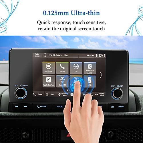 SKTU 2Pack Screen Protector for 2023-2025 Honda CR-V 7 Inch Navigation 2024 2025 CRV Accessories High Clarity, Anti-Scratch Screen Protective Film - color: 2023-2025 CR-V 7In Nano