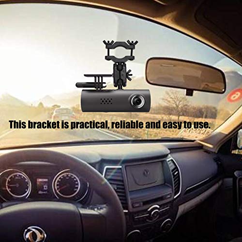 360 Degree Rotating Car Rearview Mirror Camera Support Kit for Driving Recorder