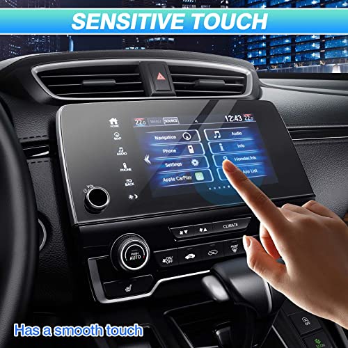 Autorder Screen Protector for 2017-2020 2021 2022 Honda CR-V CRV EX EX-L Touring Tempered Glass 9H Navigation Touchscreen Protective Film(7-Inch) - size: 2017-2022 CR-V