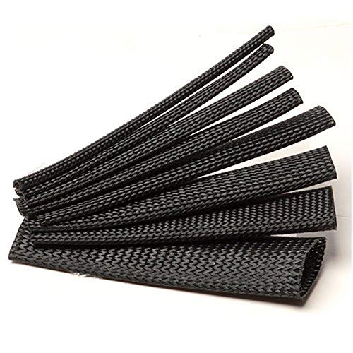 Techflex 1/2 Inch Flexo Clean Cut Braided Cable Sleeve - Black - 10 Feet - color: 10 Feet, size: 0.5 Inch