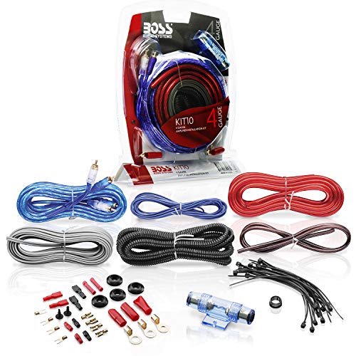 BOSS Audio Systems KIT10 4 Gauge Car Amplifier Installation Wiring Kit - style: 4 Gauge