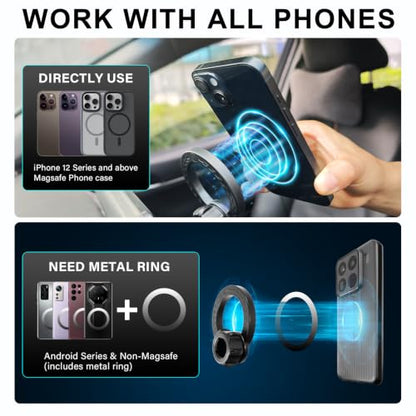 Dual-End Car Phone Holder for Toyota RAV4 2026 Accessories 10.5-Inch Screen - size: For Toyota 2026 RAV4 10.5-inch