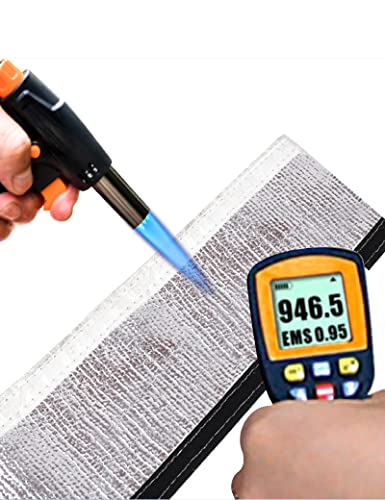 Heat Shield Sleeve Heat Wrap For Wires Wire Heat Wrap Fuel Line Heat Wrap Heat Sleeve Automotive for Ultimate Heat Protection -1/2" I.D. x 10FT with Stainless Steel Cable Ties (304) -Gold