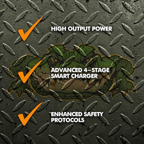 PowerMax PM4 45A RV Converter | 45 Amp 12V Power Converter with a Built-in 3-Stage Smart Battery Charger | AC to DC Power Supply | Lithium Compatible | Adjustable Output 13.5VDC - size: 45 Amp