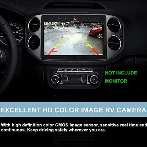 License Plate Frame Backup Camera Night Vision Car Rear View Camera with 8 Bright LEDs 170° Viewing Angle Waterproof Backup Camera Vehicle Universal Reversing Assist Security