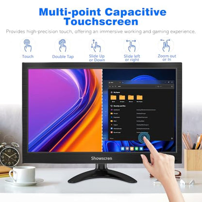 15.6inch Touch Screen Monitor, 1080P 99%sRGB Computer Monitor Touchscreen