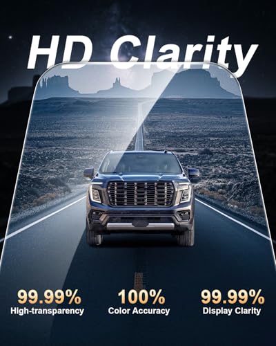 Screen Protector Set For 2025-2026 GMC Yukon - [5 Pcs 16.8-in Navigation + 11-in Instrument + 8-in Rear Seat Screen + 12.6-in Rear Seat Media System] - Tempered Glass Film 2025-2026 Yukon Accessories