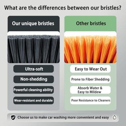 11.5" Ultra-Soft Bristles Car Wash Brush for Car Truck RV & Boat Exterior Cleaning,Dark Gray
