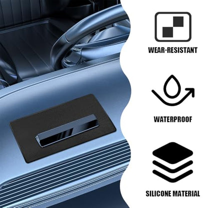 Car Dashboard Anti-Slip Mat, 10.6"×5.9" Universal Car Dash Sticky Rubber Mat, Non-Slip Car Magic Dashboard Sticky Adhesive Mat for Cell Phones, Keys, Coins, Sunglasses (Grid) - color: Grid