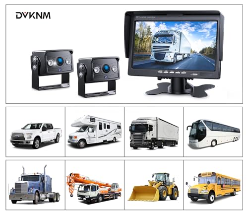 Wired RV Backup Camera, 7" 1080P IPS Monitor & 2 Rear View Cameras - size: 2 Cameras