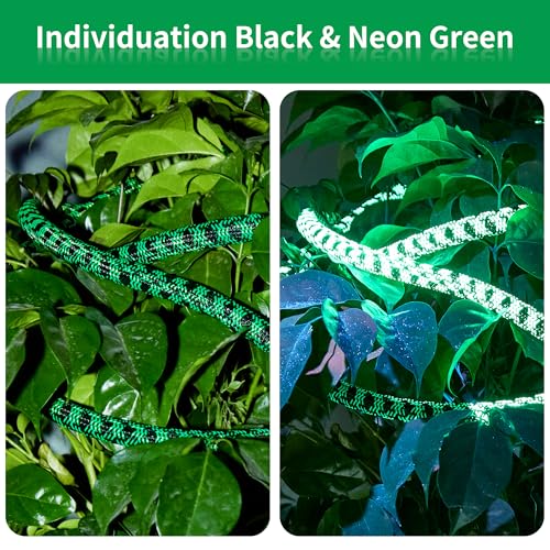 케이블 슬리브 0.6cm x 30.5m(1/4인치 x 100피트) 자체 포장 와이어 - color: 블랙 그린, size: 1/4"-100ft