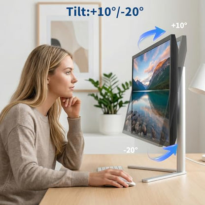 Aluminum VESA Monitor Stand for Monitor Weight 4.8-7.8 lb, 21-24″ - size: Only for 4.8-7.8LB Monitor