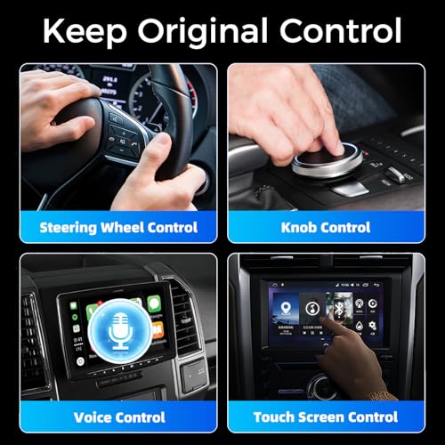 Wireless CarPlay Adapter 2026 Upgraded,CarPlay & Android Auto 2-in-1, Mini USB Design for Cars with Wired CarPlay,Fast Auto-Connect,Plug & Play,for Apple iOS 10+, Android 11+ Version