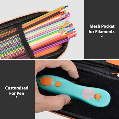 GWCASE Removable Foam Insert Case for 3Doodler Start+ Essentials 3D Pen，Black - color: Black+Foam Insert, size: Single Case