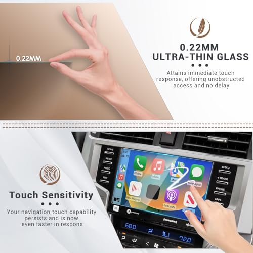 2020 2021 2022 2023 4 Runner Screen Protector for Toyota 4Runner (SR5, SR5 Premium, TRD Sport, TRD Off-Road, Limited, TRD Pro) 8" Entertainment Screen Saver for 2023 Toyota 4Runner Accessories