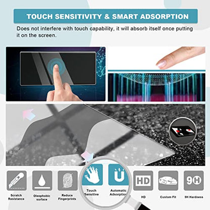 CDEFG 2024 Altima Screen Protector for 2024-2025 Nissan Altima(SL/SR/SV/SR/VC-Turbo)/ 2024 2025 Nissan Rogue(SL/Platinum) 12.3-In Tempered Glass - color: 2023 Altima 12.3-in Display