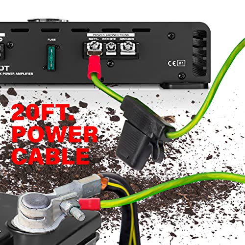 BOSS Audio Systems BP8K 8 Gauge Car Amplifier Installation Wiring Kit - A Car Amp Wire Kit Helps You Make Connections and Brings Power to Your Radio, Subwoofers and Speakers - style: 8 Gauge Powersports