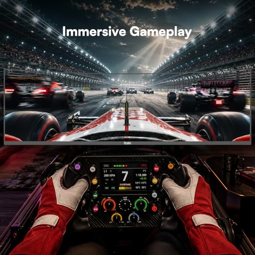 49 Inch Curved Ultrawide Monitor, DQHD 5K, 165Hz | 32:9 1500R VA Display, 1ms MPRT, G-Sync & FreeSync, HDR400, 127% sRGB, Adjustable Stand, HDMI & DP, VESA, Gaming & Creating - size: 49 inch