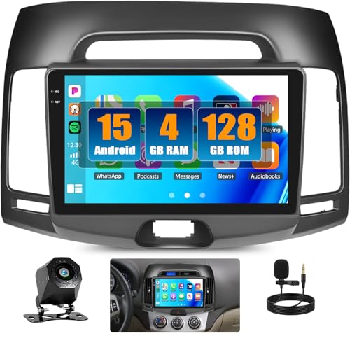 [4+128G] Android 15 Car Radio Stereo for Hyundai 2007-2010 - color: 4+128G For Hyundai 2007-2010