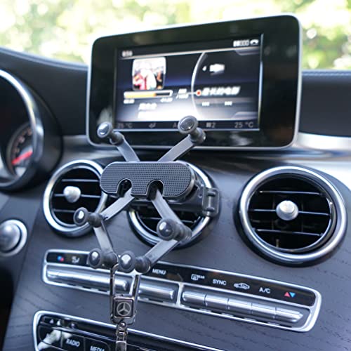 X-Rnio Car Phone Holder Mount Compatible with Mercedes Benz A-Class, B-Class,C-Class, E-Class,S-Class, GLA/GLB/GLC/GLE/GLS-Class 2016-2023 & Mini Cooper Accessories