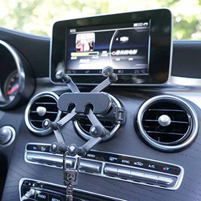 X-Rnio Car Phone Holder Mount Compatible with Mercedes Benz A-Class, B-Class,C-Class, E-Class,S-Class, GLA/GLB/GLC/GLE/GLS-Class 2016-2023 & Mini Cooper Accessories