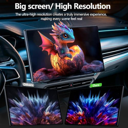 9" Wireless CarPlay Screen with Apple Car Play & Android Auto for Car, OTA Updates, Backup Camera, Bluetooth 5.0, Mirror Link, Voice Control, GPS Navigation, FM, AUX