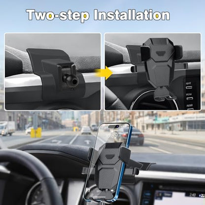 Sunsdrew Car Phone Holder for 2016-2023 Toyota Tacoma 3rd Gen. Auto Accessories,Adjustable Air Vent Mount Holder, Ultra Stable Phone Stand for All Phones - size: 16-23 Tacoma Air Vent