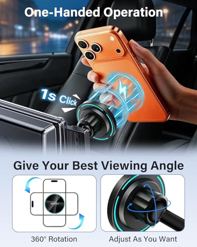 SKYLOTEC Magnetic Charger Phone Mount for Chevy Tahoe/Suburban 2021-2024 - color: Magnetic Wireless Charger, size: Tahoe 2021-2024 (10.2 inch screen)
