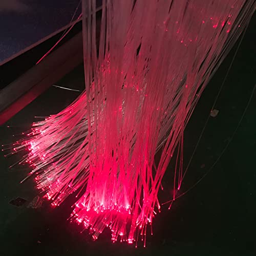 Ultra-Bright PMMA Plastic End Glow Optical Fiber Light for Fiber Optic Star Ceiling Light lamp Starlight Headliner kit for car Home(0.039in diameter/4921ft Per roll) - size: 0.039in diameter/4921ft Per roll